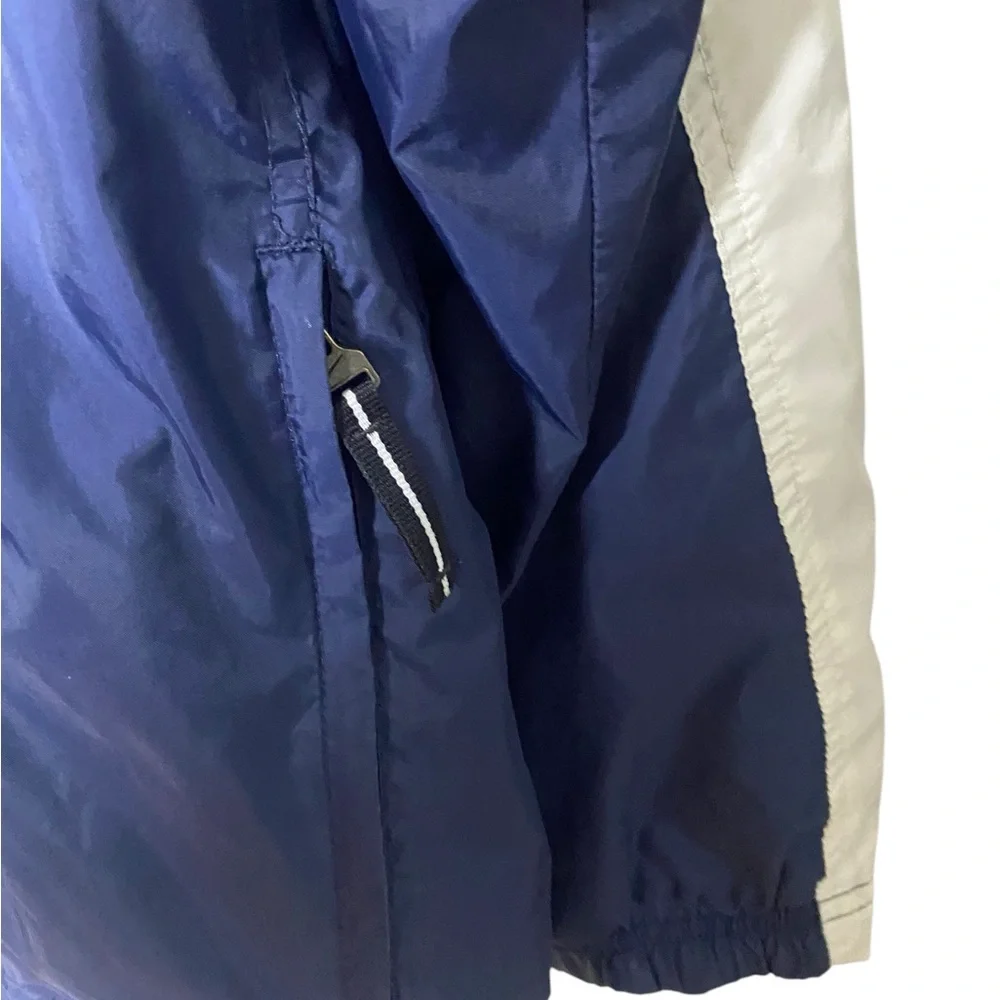 Vintage Nike Windbreaker Track Jacket Hoodie Large Grey Tag Athleisure Y2K‎